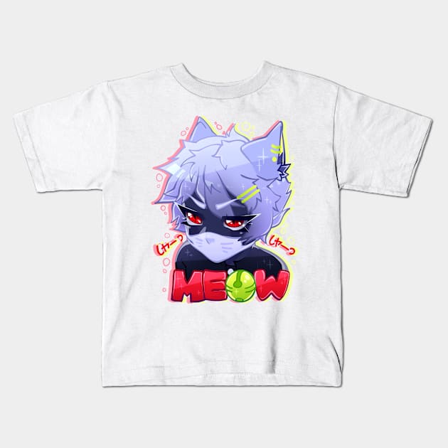 MEOW #2 Kids T-Shirt by bekkie